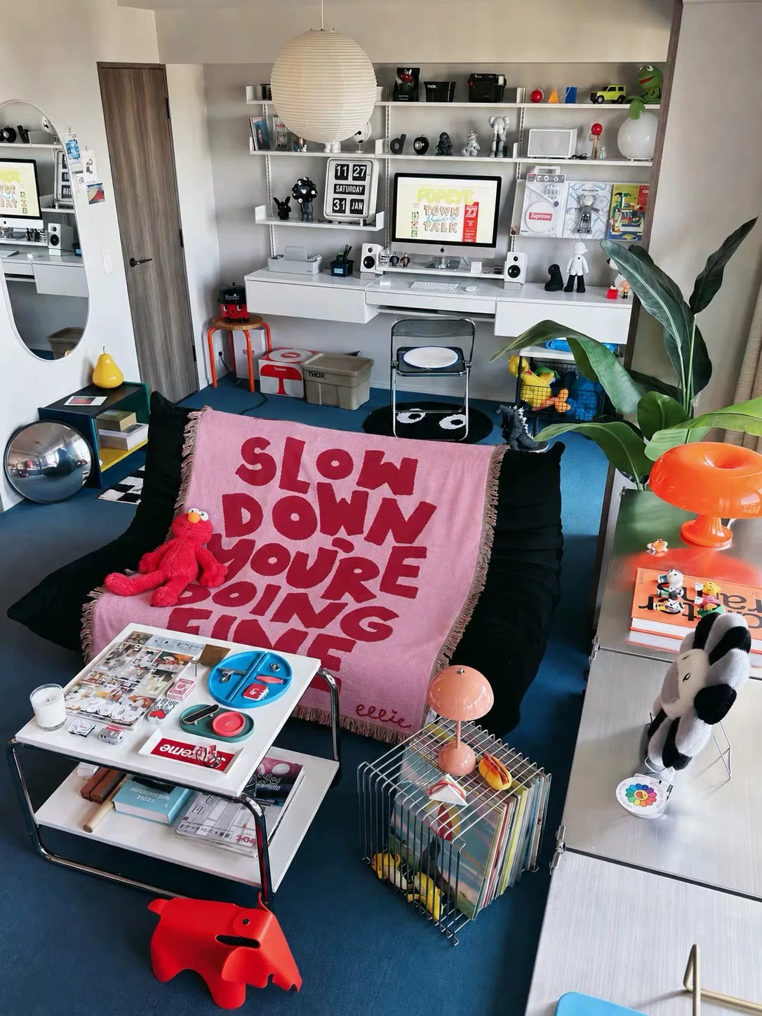 Home Textiles Towel - INS Blogger Style 'Slow down You