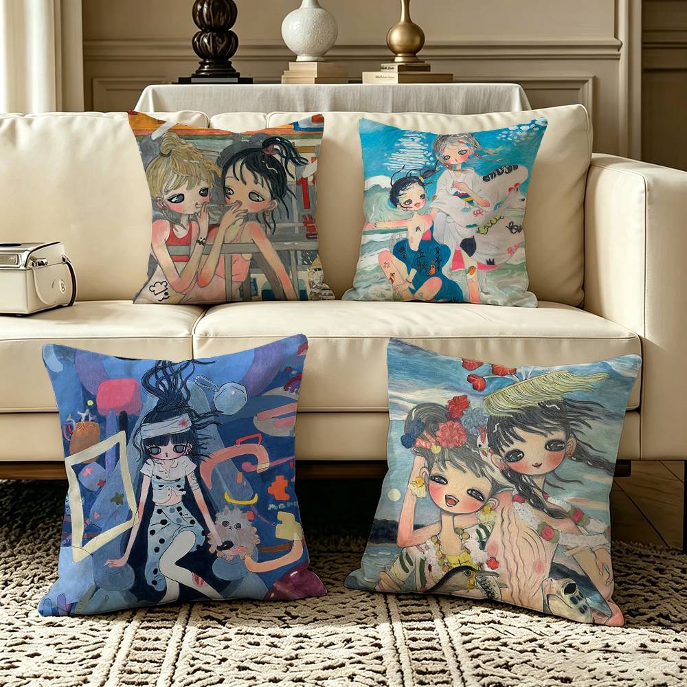 Aya Home Textiles - Aya T-Takano Kawaii Girl Square Double-Sided