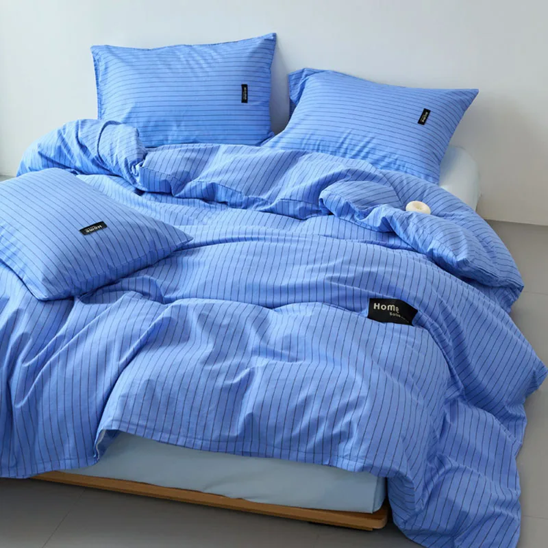 Japanese Home Textiles - Japanese 100% Cotton Striped Bedding Set