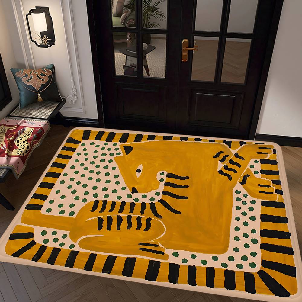 Home Textiles Egypt - Ancient Egypt Tiger Leopard Door Mat