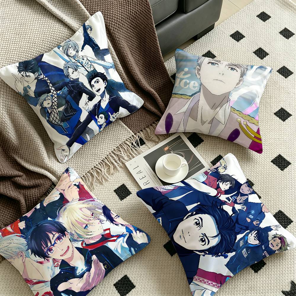Home Textiles Bedding - YURI!!! on ICE Pillowcases Home Bedding