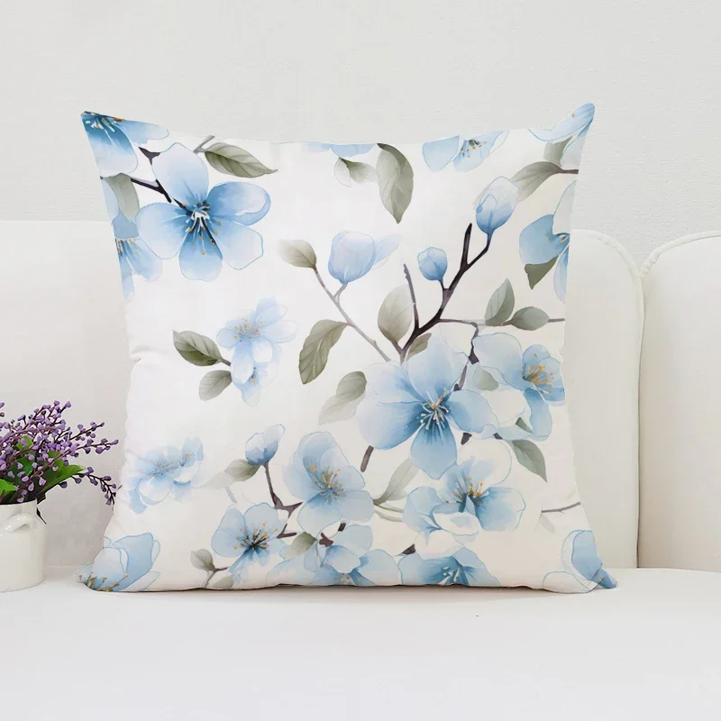 Japanese Home Textiles - Japanese Cherry Blossom Decorative throw pillow