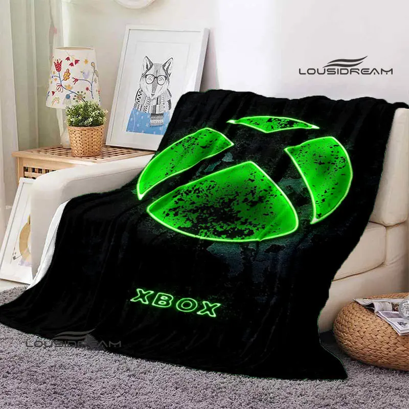 Xbox Logo Fleece Blanket Soft  - đánh giá và giá Home Textiles Bedding