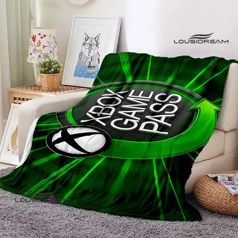 Xbox Logo Fleece Blanket Soft  - đánh giá và giá Home Textiles Bedding