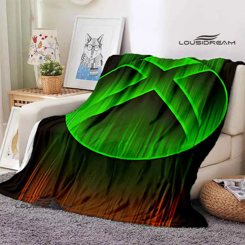 Xbox Logo Fleece Blanket Soft  - đánh giá và giá Home Textiles Bedding