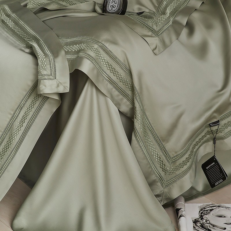 Premium Matcha Green/Dusty Pin - đánh giá và giá Home Textiles Bedding