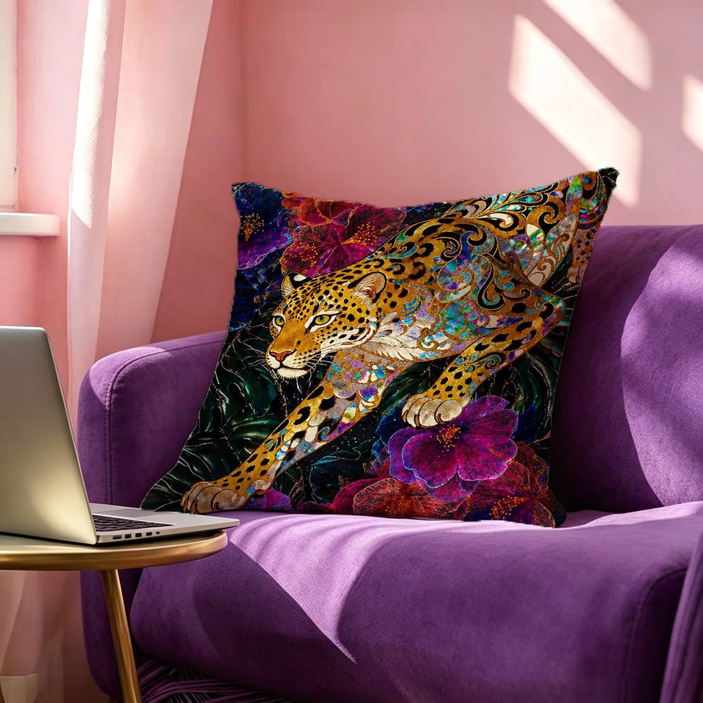 Egypt Colorful Abstract Tiger  - đánh giá và giá Home Textiles Egypt