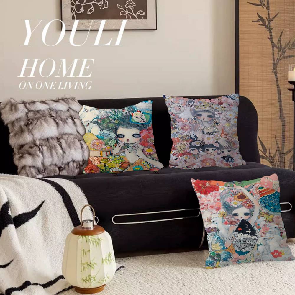 Aya Takano Cartoon pillow cove - đánh giá và giá Aya Home Textiles