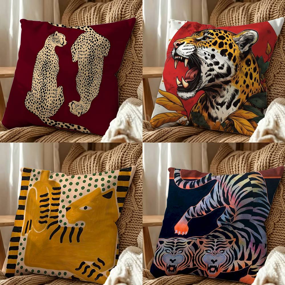 Egypt Colorful Abstract Tiger  - đánh giá và giá Home Textiles Egypt