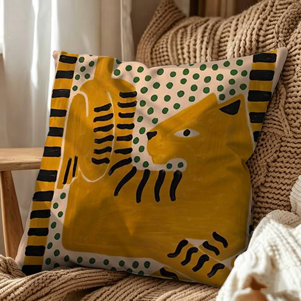 Egypt Colorful Abstract Tiger  - đánh giá và giá Home Textiles Egypt