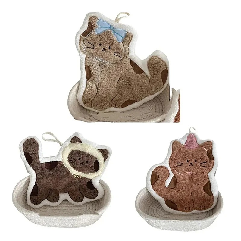 Creativity Cute Cat Shaped Han - đánh giá và giá Home Textiles Towel