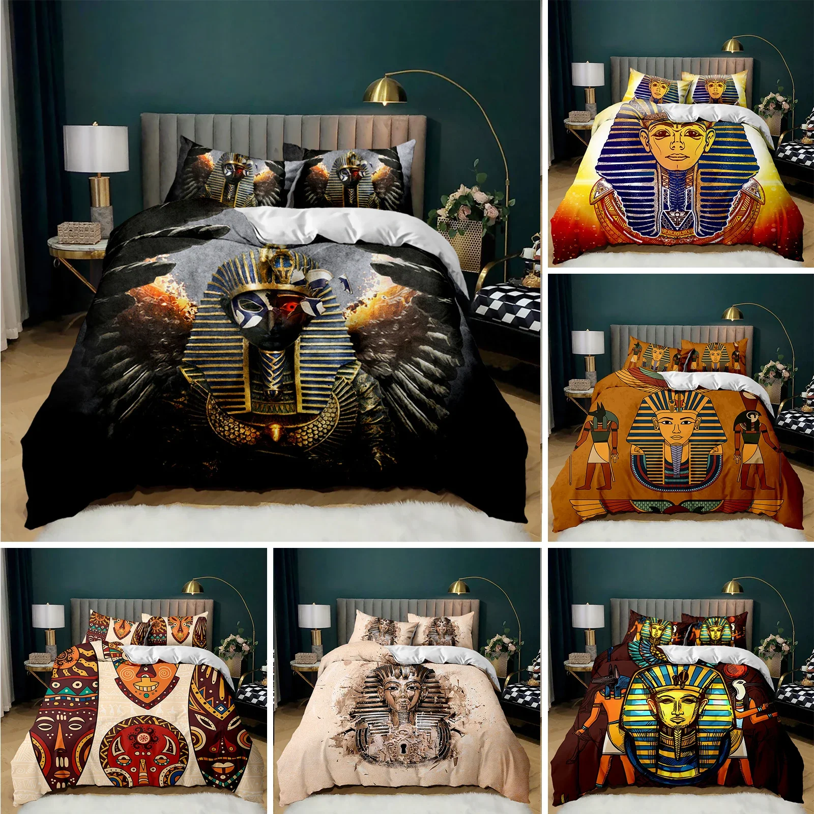 Pharaoh 3D Ancient Egypt Tribe - đánh giá và giá Home Textiles Egypt