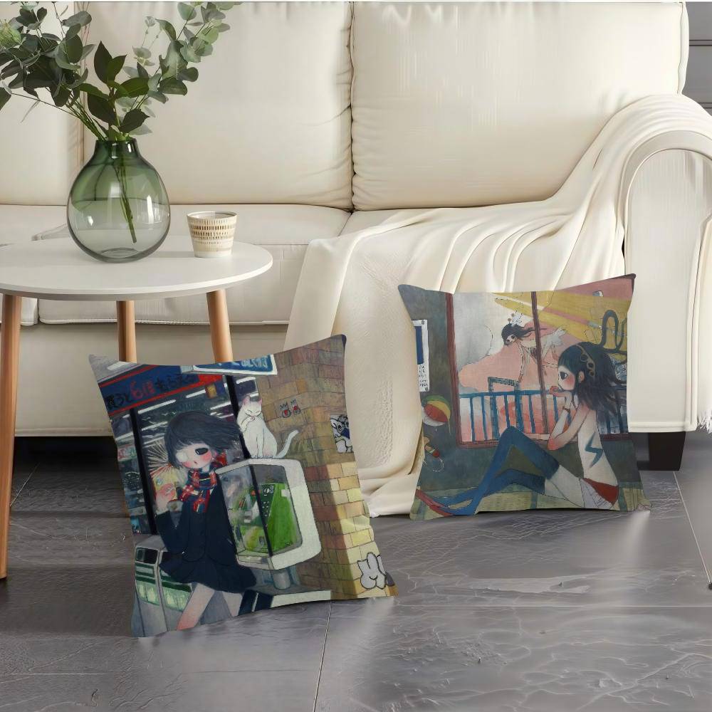 Art Aya Takano Girl  Pillow An - đánh giá và giá Aya Home Textiles